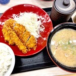 Katsuya - ロースカツ+エビフライ+豚汁大UPG