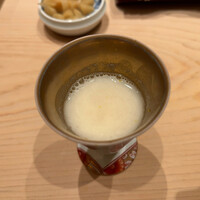 鮨 龍次郎 - 白子の擦り流し