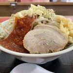 ラーメン もっけだの - 2022.11限定『塩トマトラーメンニンニク野菜マシマシ』