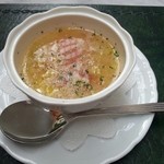 Terasu Resutoran Rozu - ☆本日のスープ〈ベーコンと野菜〉