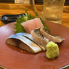 Kaisen kicchin haruya - 刺身盛り合わせ(２切れ ３種盛り)
