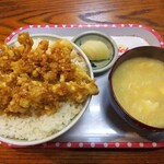 鶴亀 - エビ天丼　600円