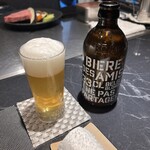 横浜 神戸牛 鉄板焼き 雪月 - 期間限定ビール