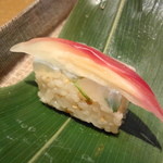 坂ノ下　田茂戸 - 笹巻き寿司の中身です