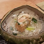 旬菜真柏 - 海老芋かにあんかけ