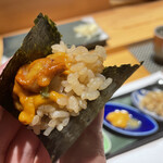 Sushi Fukuju - ウニの食べ比べ　手巻き