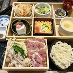 sushishabbushabuyuzuan - 松花堂ランチ990円（税込1,089円）