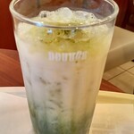 ドトールコーヒーショップ - アイス宇治抹茶豆乳ラテ