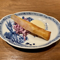 桃仙閣 東京 - エビ春巻きマヨネーズソース