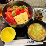 かど新 - まぐろ中おち丼(上)_¥960