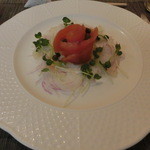 洋凡料理 NAKAMURA - スモークサーモンバラ仕立て