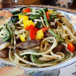 スマイルキッチン - こごみのパスタ