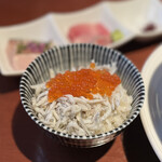 酒肴場 屯 - 海鮮丼のご飯部分
