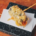 Tempura To Wain Nakao Budou - ホタテの磯部天