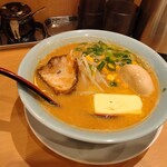 らーめん 哲心 - 味噌バター味玉ラーメン