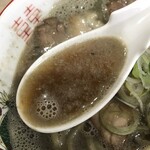 織しげ - あらがね（並）太麺　スープアップ