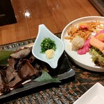 Oushuu Robata Sendai Ekitenkai - 秋限定チョイ飲みセット