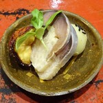 草喰 なかひがし - 箸休め：鯖のなれずし