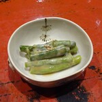 草喰 なかひがし - ささぎ（大角豆）の胡麻和え