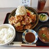 天ぷ羅 重天 - 【天麩羅屋さんの鶏唐揚げ定食6〜7個】税込800円
