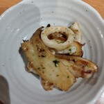Teppanyaki To Okonomiyaki Mishimaya - 見ずイカとエリンギのバターソテー（おすそ分け）