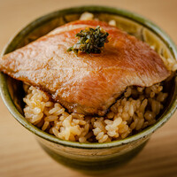 お昼のおまかせ「専任の焼師がすべて焼かせて頂きます」