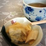 さわやか茶屋 - サービスのお漬物