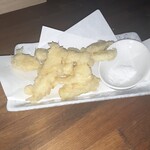 イエノミ ナニワ 301 - マコモダケの天ぷらと塩