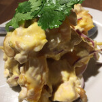 彩華 - カボチャと蒸し鶏のマヨサラダ