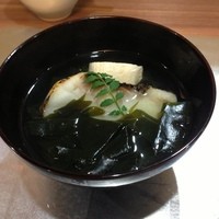 御料理 寺沢 - 真鯛と若布と湯葉