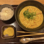 カレーうどん千吉 - カレーうどんは小ライス付き