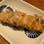 Yakitori Miyagawa - 焼鳥　美味しいとは思うが、豊洲地域で一本400円前後はこれも少々高く感じる　人気はあるのも事実