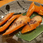 Yakitori Miyagawa - ササミの燻製320円