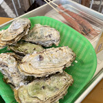 海の公園かき小屋 - 牡蠣と海老