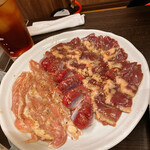 鶏の焼肉 ピリ辛鶏 - 