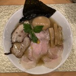 なにわ 麺次郎 - 特製黄金貝らーめん