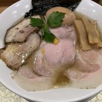 なにわ 麺次郎 - 特製黄金貝らーめん