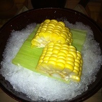 にかい笹木 - 旬のお野菜でたまたまあった生トウモロコシ☆サクサクして美味しかったぁ♡