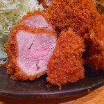 とんかつ 檍 - ヒレかつ定食、170グラム