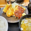 Kara yama - 豚からあげと鶏からあげの合盛り定食