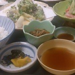 千経 - 山菜天ぷら定食