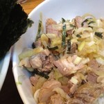 家家家 - 満腹セット②のネギチャーシュー丼