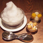 カフェ マメヒコ - 7/18-20ナツヒコ限定の蓮子紅豆刨冰(700円)