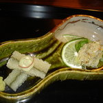 ほねラボラトリー - 子持ち昆布と毛蟹ほぐし味噌和え