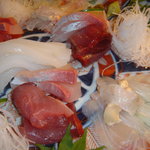 ほねラボラトリー - 刺身（いなだ･かんぱち･赤いか・鰈）