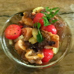 クスクス ルージール - 徳島産活ダコのやわらか煮ペルノー風味1,000円