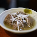 もつ焼き 丸松 - ゆでたん=450円