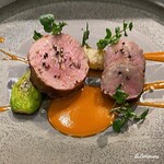 カーサ・デル・チーボ - 羊のアッロースト パプリカのソース