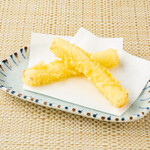 Gooey cheese tempura