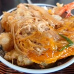 のぶ幸 - 海老天とじ丼